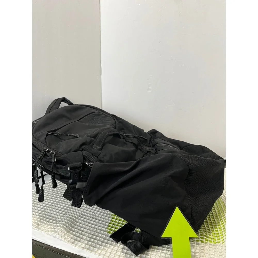 The North Face Surge Backpack Black FlexVent Laptop Travel Bag NF0A3ETV Flaws